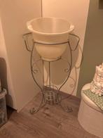 Baby Tummy Tub met zilveren standaard + extra emmer, Gebruikt, Tummy Tub, Standaard, Ophalen