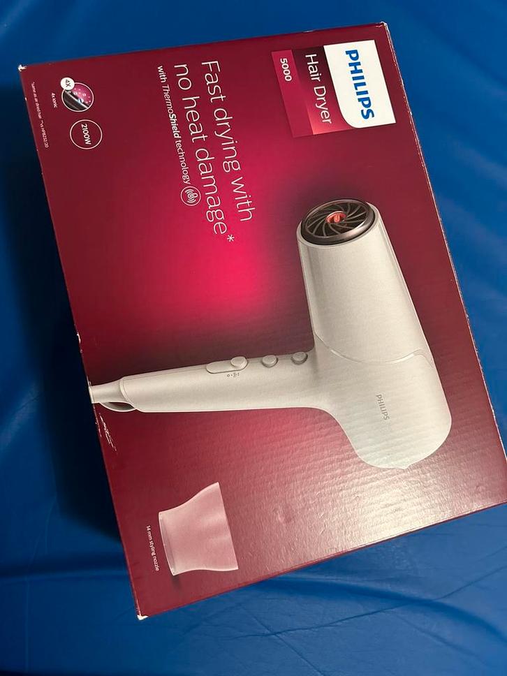 Philips 5000 series -  Hair dryer(Föhn) pte koop!, Witgoed en Apparatuur, Persoonlijke-verzorgingsapparatuur, Zo goed als nieuw