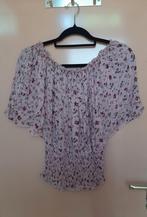 Bloemen Shirtjes - One Size, Maat 38/40 (M), Ophalen of Verzenden, Korte mouw, Roze