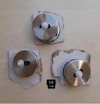 Sleutel Slot Rozet Sleutelplaatje RVS 3 sets van 2 stuks, Ophalen of Verzenden, Nieuw, Rvs, Overige typen