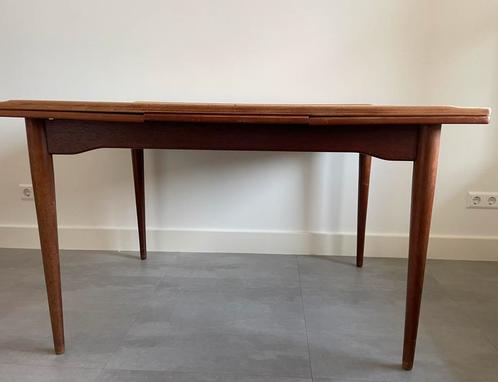 Teak tafel mid century, Antiek en Kunst, Antiek | Meubels | Tafels, Ophalen