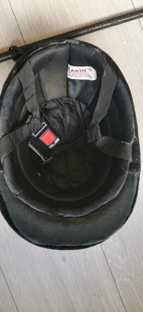 Paardrij cap helm en rijzweep, Dieren en Toebehoren, Paardrijkleding, Zo goed als nieuw, Dames, Heren, Kinderen, Cap, Recreatie