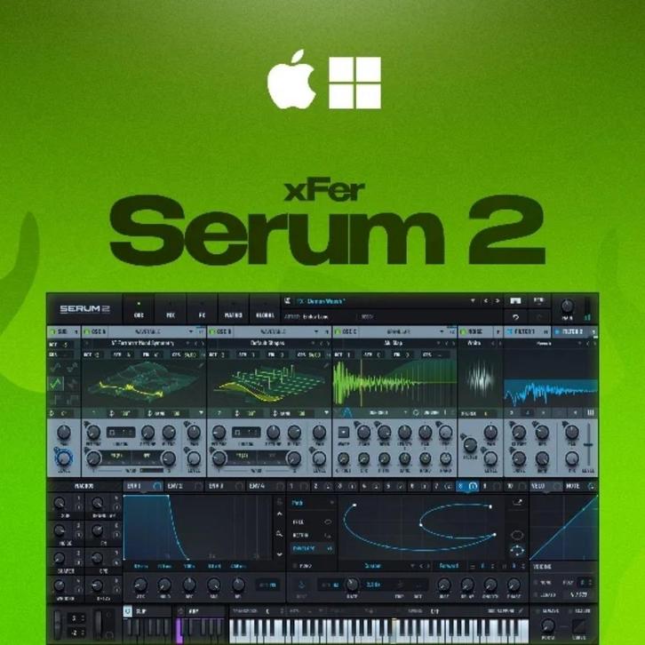 Serum 2 Advanced + Mega Presets Collection, Computers en Software, Audio-software, Nieuw, MacOS, Windows, Ophalen of Verzenden