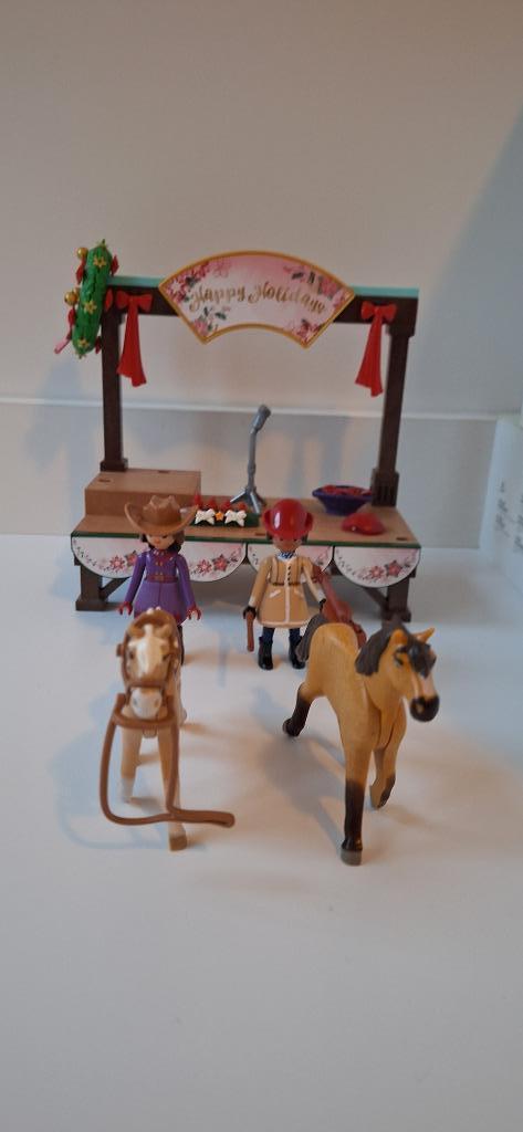 Playmobil Spirit Kerstmis, Kinderen en Baby's, Speelgoed | Playmobil, Zo goed als nieuw, Complete set, Ophalen of Verzenden