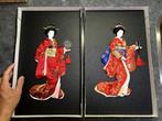 Japanse Geisha Wanddecoratie van DAISO, Huis en Inrichting, Woonaccessoires | Schilderijen, Tekeningen en Foto's, Ophalen of Verzenden
