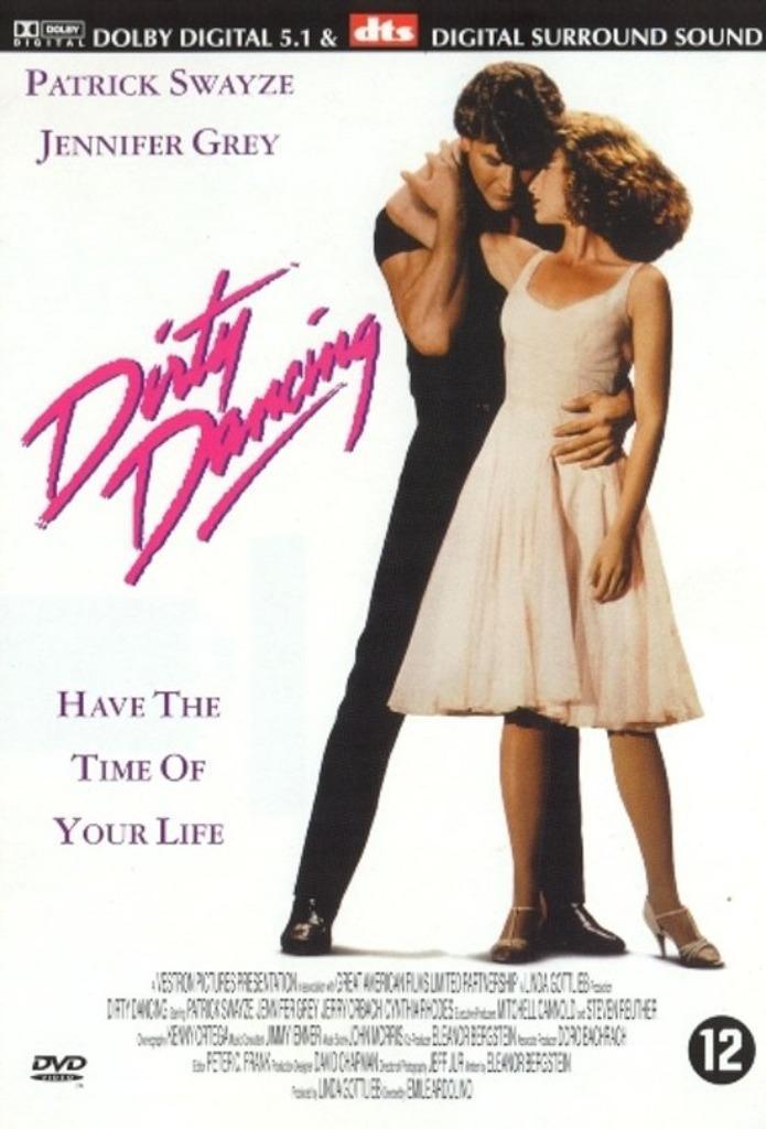 Patrick Swayze in 'Dirty Dancing', Cd's en Dvd's, Dvd's | Drama, Zo goed als nieuw, Drama, Vanaf 12 jaar, Ophalen of Verzenden