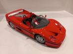 Ferrari F50 Maisto Shell 1:24 modelauto 127, Ophalen of Verzenden, Zo goed als nieuw, Auto, Maisto