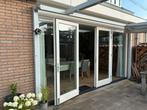 Overkapping/veranda met schaduwdoek, Tuin en Terras, Overkappingen, Ophalen, Zo goed als nieuw, Veranda