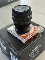 Fujifilm Fujinon XF 35mm F2 R WR + UV filter + doos, Ophalen of Verzenden, Zo goed als nieuw, Groothoeklens