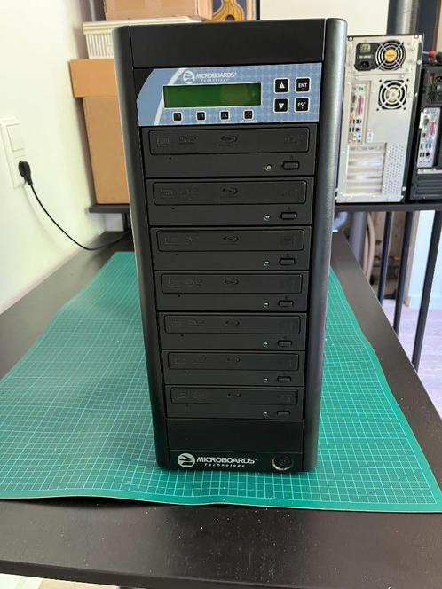 Microboards Blu-ray-, dvd-, cd-duplicator, Computers en Software, Optische drives, Zo goed als nieuw, Extern, Cd, Dvd, Blu-ray