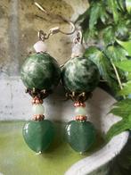 Groene natuursteen hangers, Sieraden, Tassen en Uiterlijk, Edelstenen, Ophalen of Verzenden, Nieuw