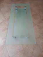 Glazen salon tafel, Huis en Inrichting, Ophalen, Glas, 50 tot 100 cm, 150 tot 200 cm