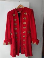 Lakei jas heren rood carnaval 52/54 L, Maat 52/54 (L), Carnaval, Ophalen of Verzenden, Zo goed als nieuw