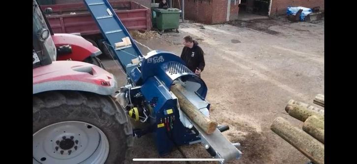 Verhuur zaagkloofmachine, Tuin en Terras, Haardhout, Minder dan 3 m³, Ophalen of Verzenden