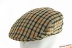 Vintage flatcap Platte pet DAKS beige groen bruin wol 60 =XL, Kleding | Heren, 60 cm (XL, 7½ inch) of meer, Ophalen of Verzenden