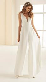 Gave trouw bruids jumpsuit Bianco Evento Celeste, Nieuw, Ophalen of Verzenden, Trouwjurk