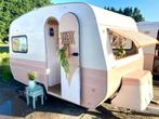 Retro Vintage Gepimpte lichtgewicht Wilk, Caravans en Kamperen, Vast bed, Rondzit, Tot en met 2, Particulier