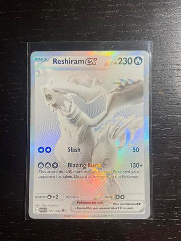 Pokemon Reshiram Ex White Flare beschikbaar voor biedingen