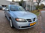 Nissan Almera 1.8 Acenta airco, elec pakket, 5 deurs, multi-, Stof, Gebruikt, 4 cilinders, Blauw