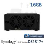 NAS Synology DS1817+ 16GB refurbished, Computers en Software, NAS, Info@synology.com, Synology, Refurbished, Ophalen of Verzenden