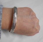 Zilveren vintage slavenarmband met scharnier nr.138