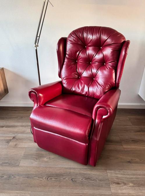 Delta Chesterfield Woburn STA OP/ relax fauteuil, ALS NIEUW, Huis en Inrichting, Fauteuils, Zo goed als nieuw, Leer, 50 tot 75 cm
