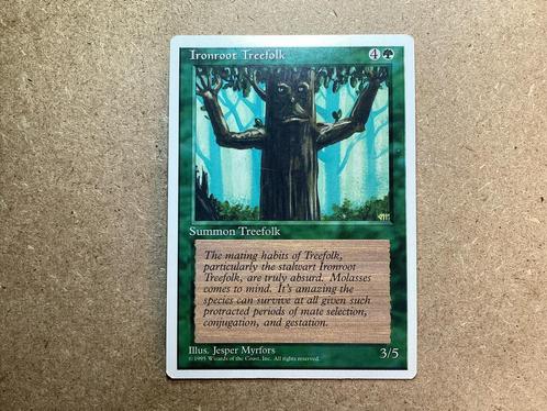 1x Ironroot Treefolk (Excellent), Hobby en Vrije tijd, Verzamelkaartspellen | Magic the Gathering, Zo goed als nieuw, Losse kaart
