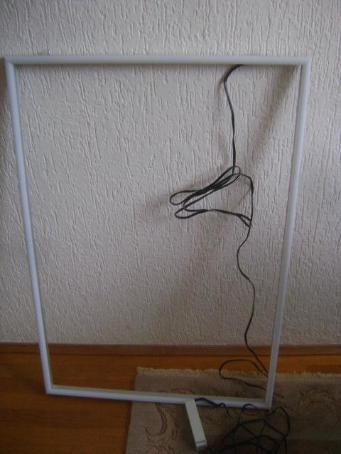 Verlicht  posterframe, Huis en Inrichting, Woonaccessoires | Lijsten, Zo goed als nieuw, Minder dan 50 cm, Minder dan 50 cm, Hout