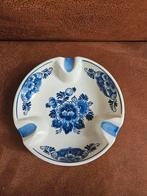 Delftsblauwe asbak flora keramiek, Antiek en Kunst, Antiek | Keramiek en Aardewerk, Ophalen of Verzenden
