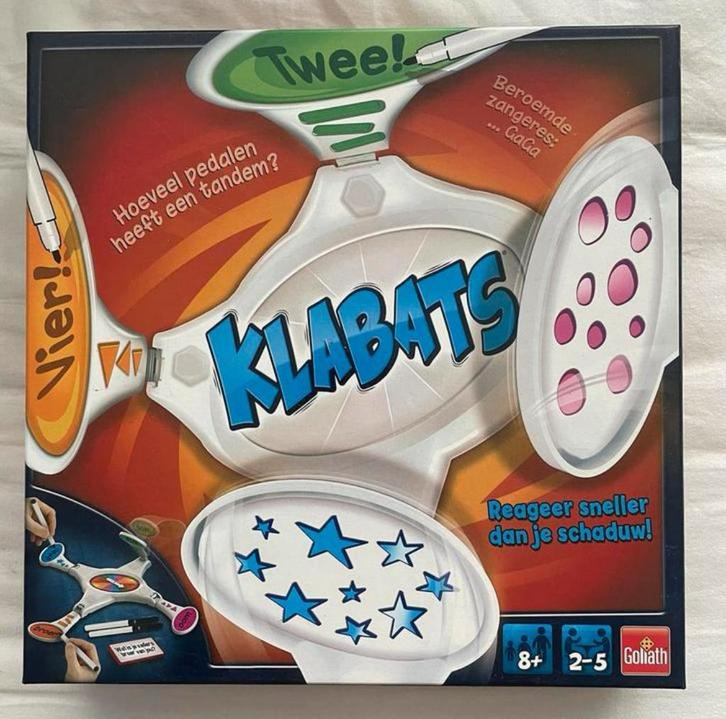 Klabats gezelschapsspel van Goliath, Hobby en Vrije tijd, Gezelschapsspellen | Overige, Zo goed als nieuw, Een of twee spelers