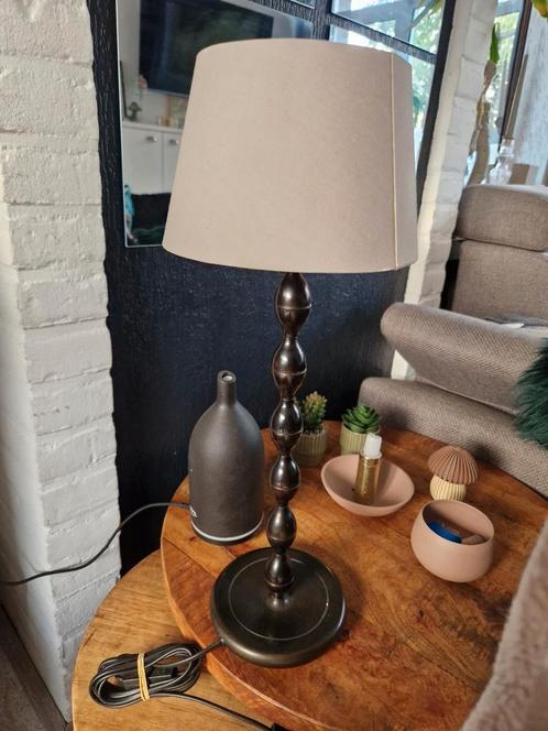 IKEA Ekarp Lamp - Jaren 90 Design, Huis en Inrichting, Lampen | Tafellampen, Gebruikt, Minder dan 50 cm, Metaal, Stof, Ophalen of Verzenden