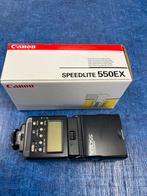 Canon Speedlite 550EX Flitser, Ophalen of Verzenden, Gebruikt, Canon, Kantelbaar