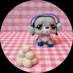 Littlest pet shop hasbro sint Bernard hond met sneeuwballen, Verzamelen, Poppetjes en Figuurtjes, Ophalen of Verzenden, Zo goed als nieuw