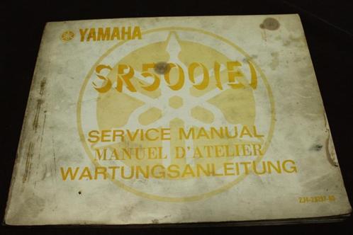 Yamaha SR500 E 1978 motorcycle service manual, Motoren, Handleidingen en Instructieboekjes, Yamaha, Ophalen of Verzenden
