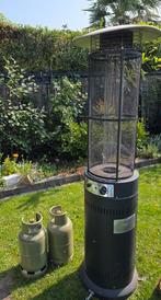 Terras verwarmer/sfeer inclusief 2 gasflessen, Ophalen of Verzenden, Zo goed als nieuw, Vloer