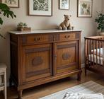 Antieke commode marmer blad, Ophalen, 50 tot 70 cm, 90 tot 105 cm, 100 cm of meer