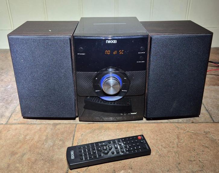 4 stuks Nikkei NMD315 Microset, Audio, Tv en Foto, Stereo-sets, Gebruikt, Cd-speler, Dvd-speler, Tuner of Radio, Speakers, Overige merken