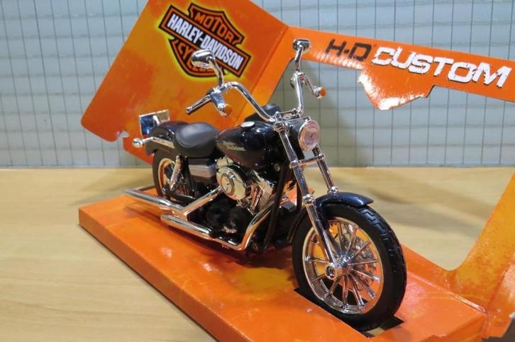 Harley Davidson FXDBI Dyna Street Bob 1:12 32325, Hobby en Vrije tijd, Modelauto's | 1:5 tot 1:12, Nieuw, Motor, 1:9 t/m 1:12