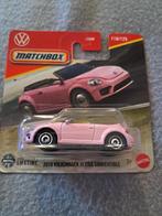 Matchbox 2019 Volkswagen Beetle Convertible roze nieuw in ov, Ophalen of Verzenden, Nieuw