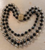Vintage antieke gitten kristallen ketting costume Jewelry, Sieraden, Tassen en Uiterlijk, Antieke sieraden, Ophalen of Verzenden