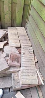 Gratis ophalen bandjes gele + grijze, Tuin en Terras, Ophalen, Gebruikt, Klinkers, Minder dan 5 m²