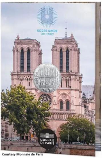 Frankrijk 10 euro 2025 "Notre Dame", Zilver, Proof met COA beschikbaar voor biedingen