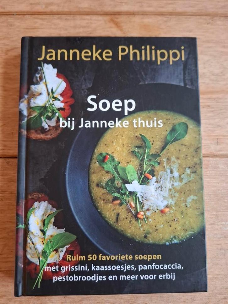 Janneke Philippi - Soep bij Janneke thuis (als nieuw), Boeken, Kookboeken, Zo goed als nieuw, Ophalen of Verzenden