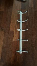 Kapstok zilverkleurig 5 haken, Wandkapstok, Ophalen of Verzenden, Zo goed als nieuw, Minder dan 100 cm