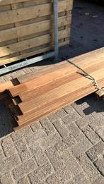 Hardhout Vlonderplanken/slipprofielen, Ophalen, Planken, Zo goed als nieuw, Hardhout