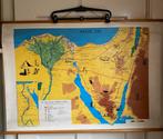 Schoolplaat Grote zee, Nijldelta, Sinaïtisch schiereiland, Antiek en Kunst, Antiek | Schoolplaten, Ophalen
