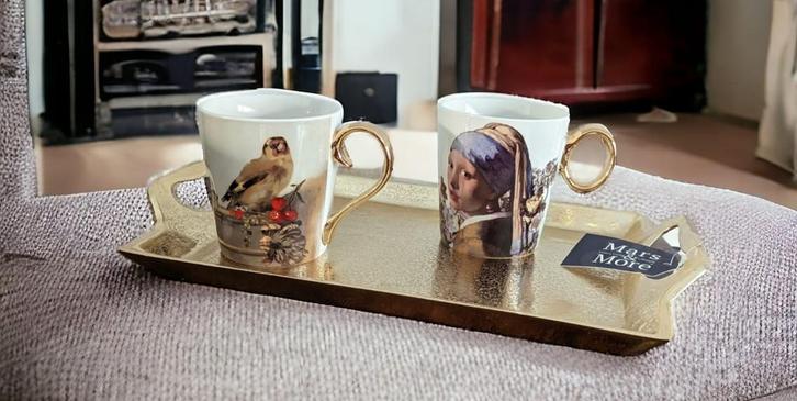 Nieuw, Heinen Delfts Blauw, mok Het Puttertje, Huis en Inrichting, Keuken | Servies, Nieuw, Kop(pen) en/of Schotel(s), Overige stijlen