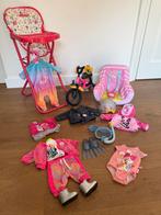 Complete Baby Born set – fiets, stoeltje, kleding en meer, Kinderen en Baby's, Speelgoed | Poppen, Ophalen, Zo goed als nieuw