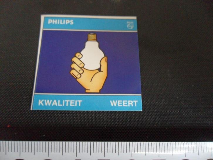 sticker PHILIPS kwaliteit Weert  lamp lampen licht *, Verzamelen, Stickers, Zo goed als nieuw, Bedrijf of Vereniging, Ophalen