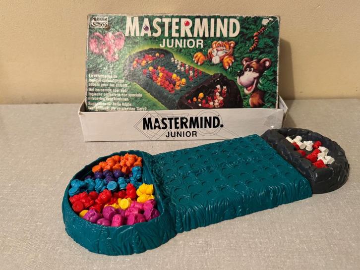 ONDERDELEN mastermind JUNIOR niet compleet aanvulling, Hobby en Vrije tijd, Gezelschapsspellen | Bordspellen, Gebruikt, Een of twee spelers
